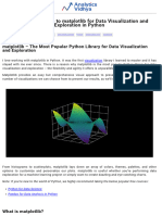 Beginner Guide Matplotlib Data Visualization Exploration Python