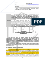 Corrales y Otros La Formacion Docente en Educacion Fisica - Resumen