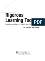 Rigorous Learning Toolkit