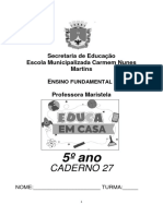 Caderno 27 5 Ano PDF