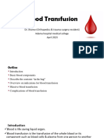 Blood Transfusion Seminar