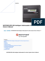 Nfs 320 Intelligent Addressable Fire Alarm System Manual