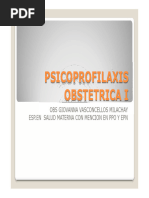 Psicoprofilaxis Obstétrica. 1