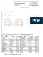 Spiroplan Gear Reducer Wa/Waf 30 A: Sew-Eurodrive, Inc