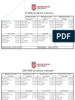 2023-2024 Academic Calendar