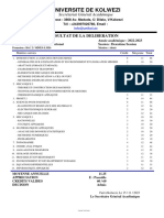 Publication de Resultat