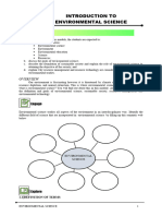 Module 1 Introduction To Environmental Science