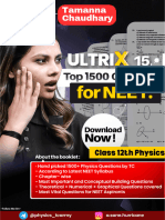 Ultrix15 Questions - Class 12th Physics