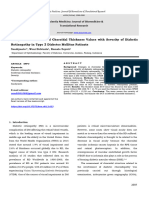 Comparison of Subfoveal Choroidal Thickness Values 