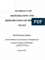 The Impact of Dehydration and Rehydration On Brewing Yeast: David Martyn Jenkins