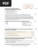 Test Sprawdzający: Układ Pokarmowy