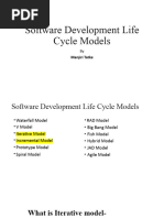 4 SDLC Model Iterative Model Incremental Model