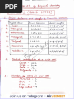 Complete Physical Chemistry Formula Sheet