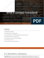 Tema 6 Consejo Nutricional