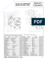 Variable Speed Unit VARIGEAR Speed Control VU/VZ41, VU51: Sew-Eurodrive, Inc