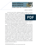 O Custo Da Nova Economia o Projeto Chile e A Racionalidade Neoliberal