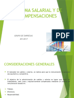 Sistema Salarial y de Compensaciones Presentacion