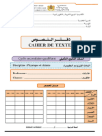 Cahier Des Textes 2BACSP