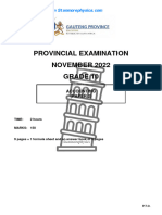 EC Accounting Grade 10 November 2022 P2 and Memo