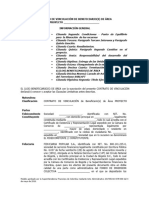 Modelo Contrato de Vinculacion de Beneficiario de Area