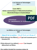 1 Partie Electronique Et Télécommunications Électrotechnique Et Automatique