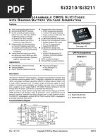 Si3210m-Fm Slic Telephony Ic