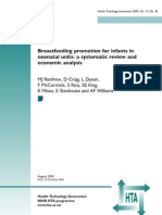 Breast Feeding Promotion For Infants in Neonatal Units A Systematic Review and Economic Analysis