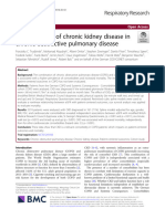 Consequences of Chronic Kidney Disease in Chronic Obstructive Pulmonary Disease