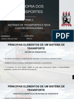 Sistemas de Transporte e Seus Custos Operacionais