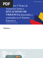 Rutas y Proticolos de Violencia