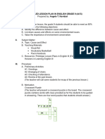 Semi-Detailed Lesson Plan 1