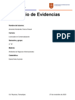 Portafolio de Evidencias Ambiente de Negocios Internacionales