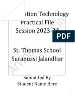 Information Technology Practicle File