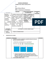 Sesión de Aprendizaje de Matematica Dia 18 de Agosto Del 2023