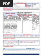 6° Sesion de Aprendizaje Comunicación Escribimos Historietas