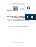 Femicidio y Suicidio de Mujeres Por