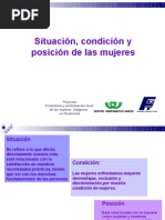 Situacion Condicion y Posicion de Las Mujeres