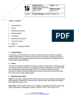 MDSAP AU P0008 008 Audit Time Determination Procedure