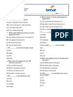 Avaliação Inglês - 4º Bimestre