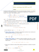 TP: Résolution Numérique Des Edps Par DF: - Équation de La Chaleur