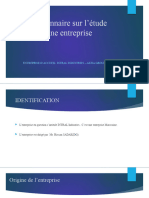 Questionnaire Sur L'étude D'une Entreprise