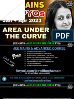 Area Under The Curve - JEE (Main) - 2024