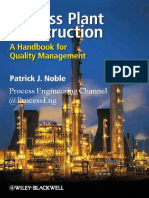 Plant Construction A Handbook For Quality Management by Pa 1674120262