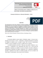 A Matemática Na Formação Do Pedagogo