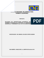 Influencia Del Biofertilizante Micorrizico Bioamigo y Abono Orgánico Pollinaza.