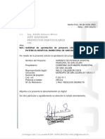 Nâº 161 Solicitud de Aprob. de Proy. Aumento de Pot. H. Municipal de San Julian