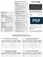 Instruction Manual - International Industrial Control Transformers 50 750 Va Solahd en Us 163780