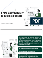 Capital Investment Decisions-SAULOG