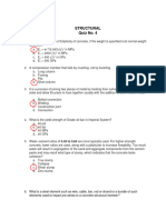 Answer Key Structural Quiz 4