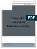 Travaux Dirigés Automatisme Electronique Numérique